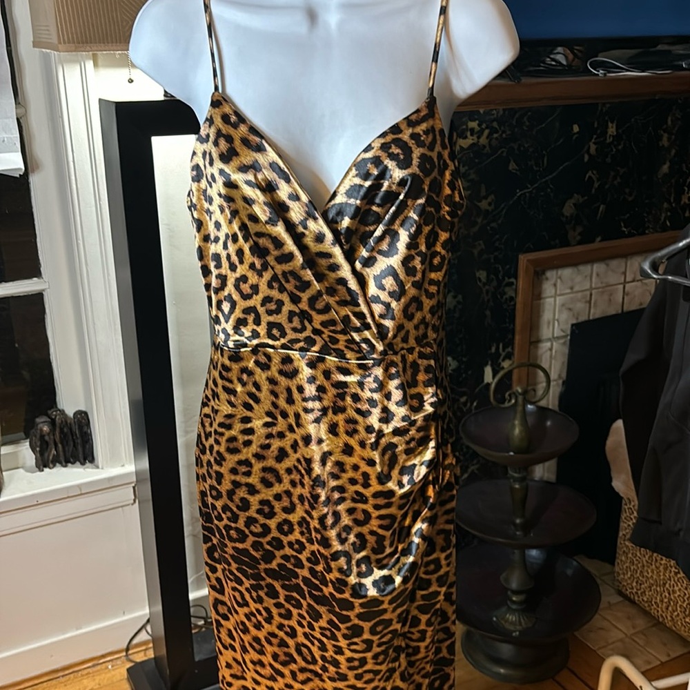 Symphony animal print dress size 10. NWOT